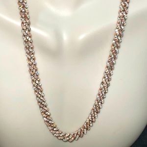 Vvs GRA certified Diamond Cuban necklace, passes diamond testers, Moissanite HOT